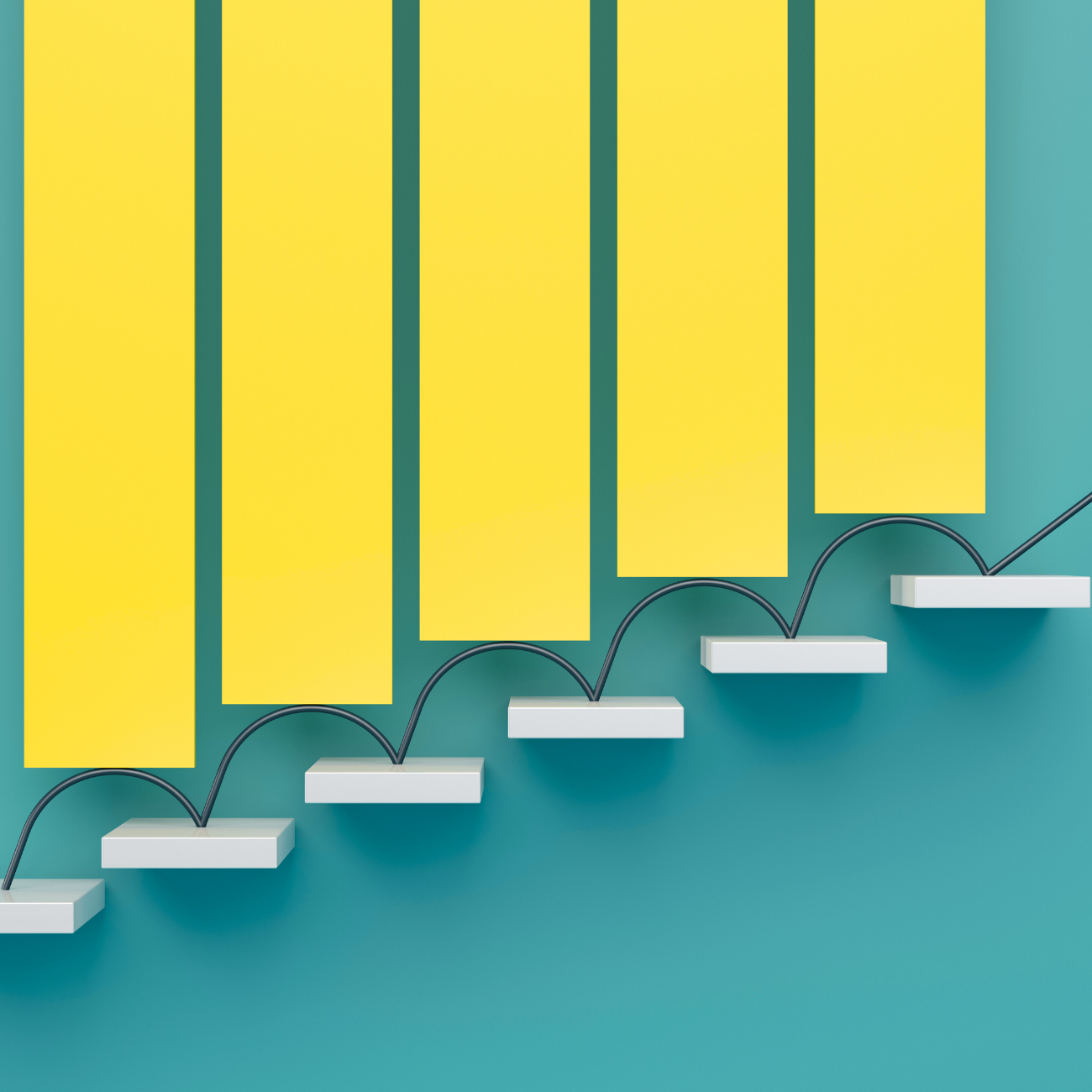 magtyne image_results graph_yellow chart_blue bg Open book pages fanned out against pink background